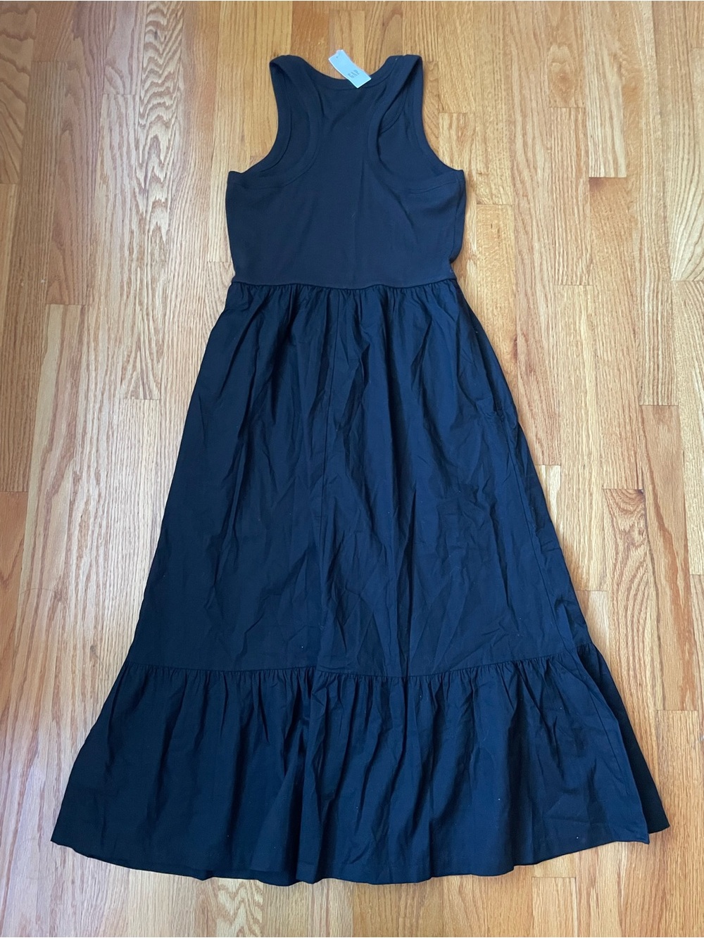 NWT! GAP Black Sleeveless Maxi Dress - Picture 4 of 7
